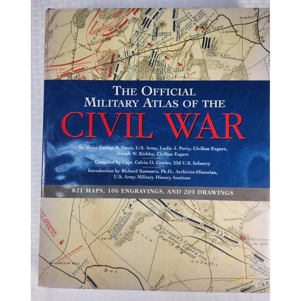 LARGE -The Official Military Atlas of the Civil War Barnes and Noble-1st Edition